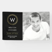 Bannière Classic Wreath EDITABLE COULEUR Graduatio (Horizontal)