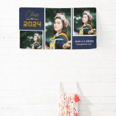 Bannière Collegiate Script Navy (Insitu)