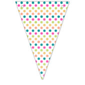 Bannière colorée de Bunting Anniversaire (Premier drapeau)