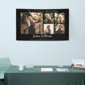 Bannière commémorative de collage de 5 photos mode (Salon professionnel)