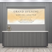 Bannière commerciale minimaliste Ombre Gold Waterc