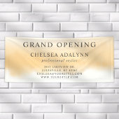 Bannière commerciale minimaliste Ombre Gold Waterc