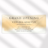 Bannière commerciale minimaliste Ombre Gold Waterc