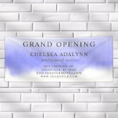 Bannière commerciale minimaliste Ombre violet