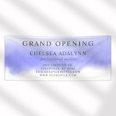 Bannière commerciale minimaliste Ombre violet