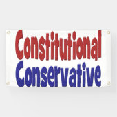 Bannière conservatrice constitutionnelle (Horizontal)