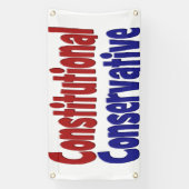 Bannière conservatrice constitutionnelle (Verticale)