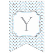 Bannière croisée bleue et argent (Deuxième drapeau)