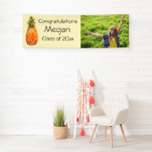 Bannière culinaire d'obtention du diplôme d'école (En situation)