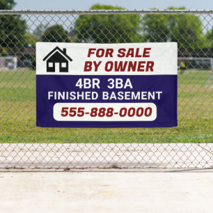Bannière customisée "À vendre par le propriétaire"