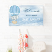 Bannière d'accueil Blue Elephant Hot Air (En situation)