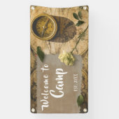 Bannière d'accueil de camp personnalisée (Verticale)