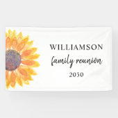 Bannière d'accueil de la réunion familiale (Horizontal)