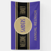 Bannière d'accueil de réunion de famille personnal (Vertical)