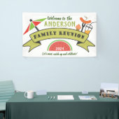 Bannière d'accueil de réunion familiale (Salon professionnel)