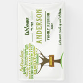 Bannière d'accueil de réunion familiale (Vertical)