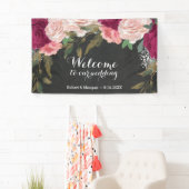 bannière d'accueil du tableau de bord à fleurs ros (En situation)