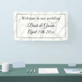 Bannière d'accueil mariage haut de gamme personnal (Salon professionnel)