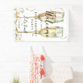 Bannière d'accueil pour la coupe d'or élégante (En situation)