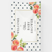 Bannière d'accueil pour petit Baby shower doux (Vertical)