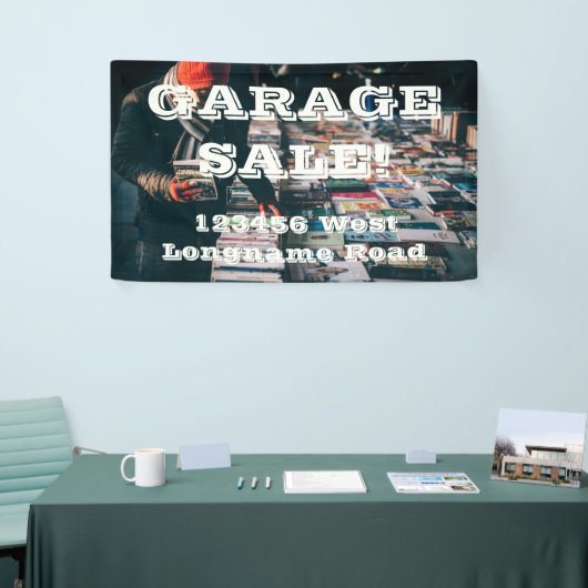 Bannière d'adresse de modification de la vente de  (Salon professionnel)