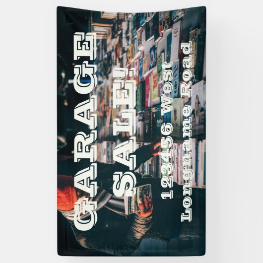 Bannière d'adresse de modification de la vente de  (Vertical)