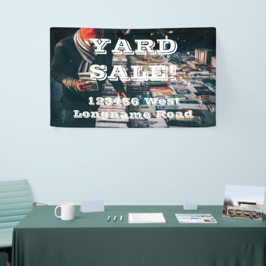 Bannière d'adresse de modification de la vente de  (Salon professionnel)