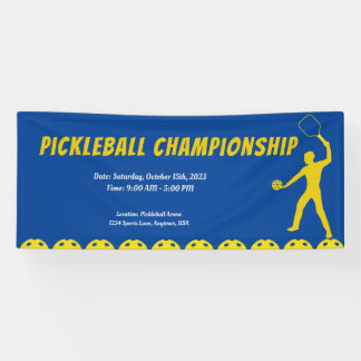 Bannière d'affichage des événements Pickleball Pas