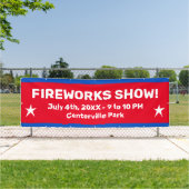 Bannière d'affichage des feux d'artifice personnal (Insitu)