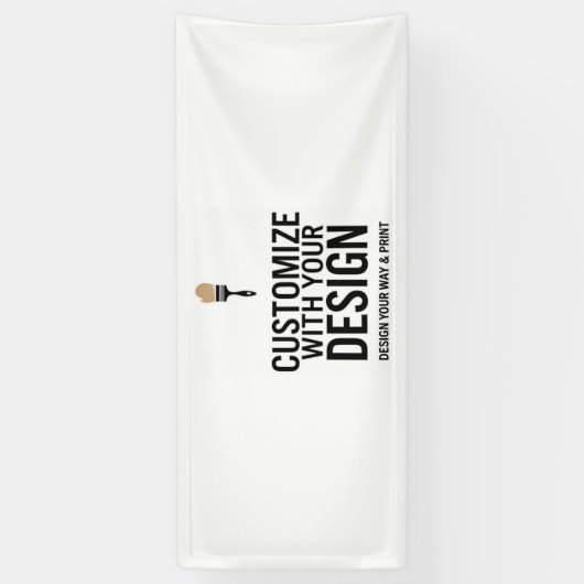 Bannière d'affichage d'événements vierges personna (Vertical)