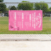 Bannière d'affichage du championnat de football co (En situation)