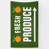 Bannière d'affichage du marché de l'agriculteur su (Vertical)