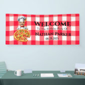 Bannière d'Affiche de bienvenue d'anniversaire des (Salon professionnel)