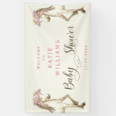 Bannière d'Affiche de bienvenue de Baby shower en  (Vertical)