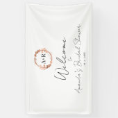 Bannière d'Affiche de bienvenue de Fête des mariée (Vertical)