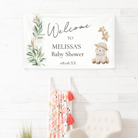 Bannière d'Affiche de bienvenue douce Petite Agnea (En situation)