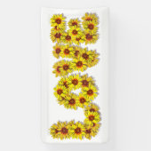 Bannière d'amour Tournesol (Verticale)
