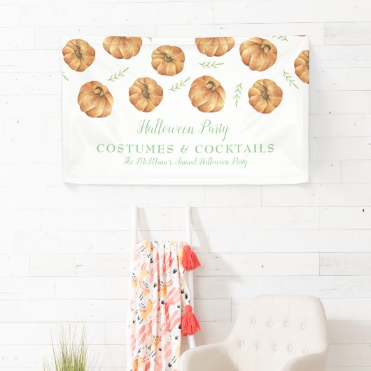 Bannière d'ananas tropical (En situation)