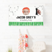 Bannière d'anniversaire 1ère année Football Premiè (En situation)