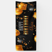 Bannière d'anniversaire 4 personnalisable (Vertical)