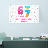 Bannière d'anniversaire 6 7 Meme Six Seven (Salon professionnel)