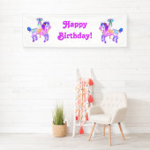 Bannière d'anniversaire Carousel Pony (En situation)