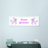 Bannière d'anniversaire Carousel Pony (Salon professionnel)