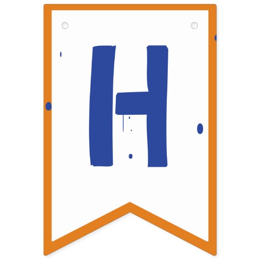 Bannière d'anniversaire Dart | Bannière du parti D (Deuxième drapeau)