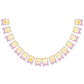 Bannière d'anniversaire de canard en caoutchouc |  (Tout)