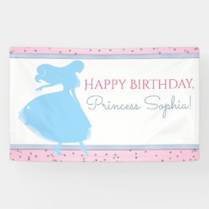 Bannière d'anniversaire de Cendrillon