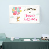 Bannière d'anniversaire de Chien Chien Chien Chien (Salon professionnel)