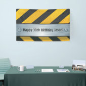 Bannière d'anniversaire de construction personnali (Salon professionnel)