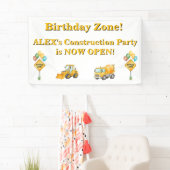 Bannière d'anniversaire de construction | Zone d'a (En situation)