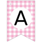 Bannière d'anniversaire de deux sottes oies rose (Troisième drapeau)